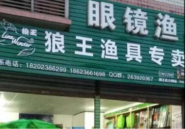 眼镜渔具狼王渔具