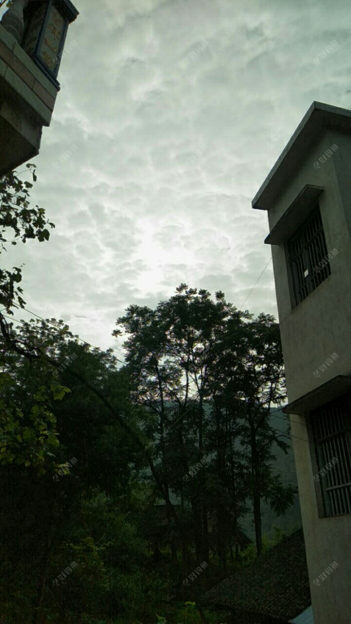 观看天气，太阳初升！看样子又是一个高温天气！